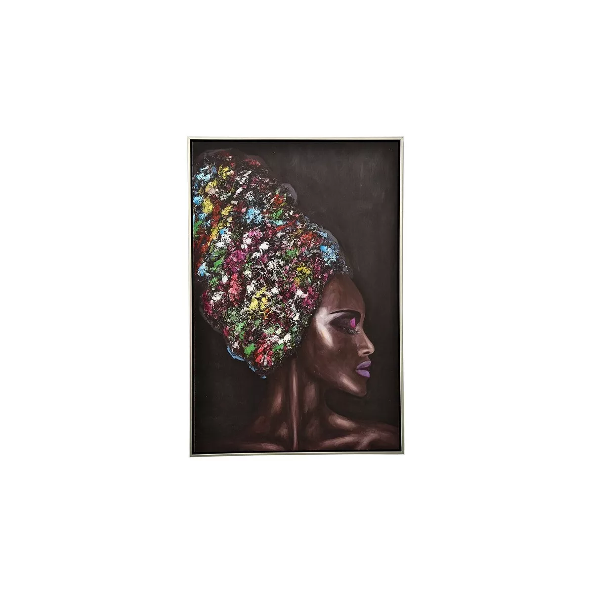 Tableau Portrait Femme Africaine 60x90