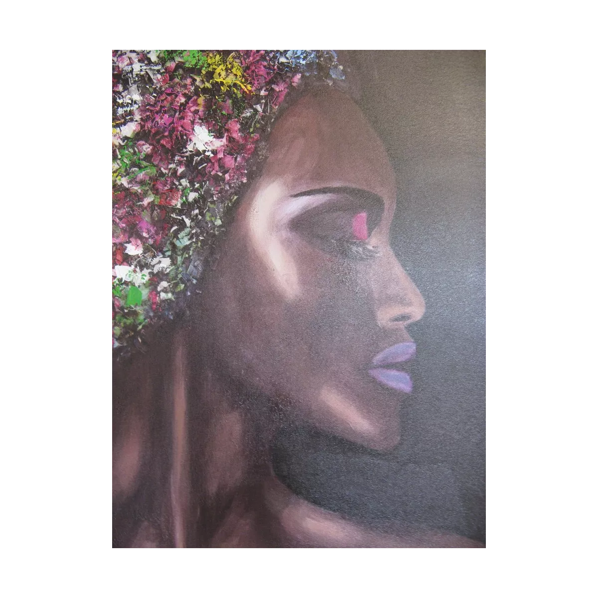 Tableau Portrait Femme Africaine 60x90