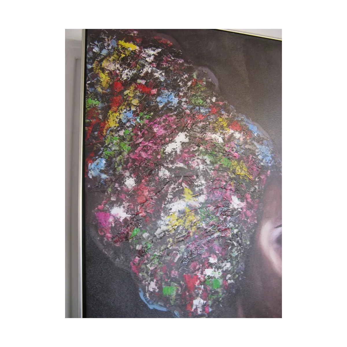 Tableau Portrait Femme Africaine 60x90