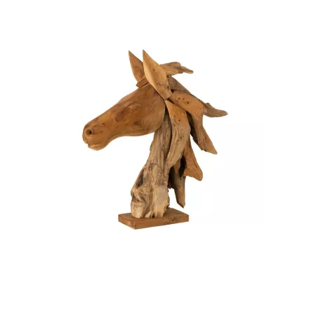Tête de Cheval en Bois Flotté H.63