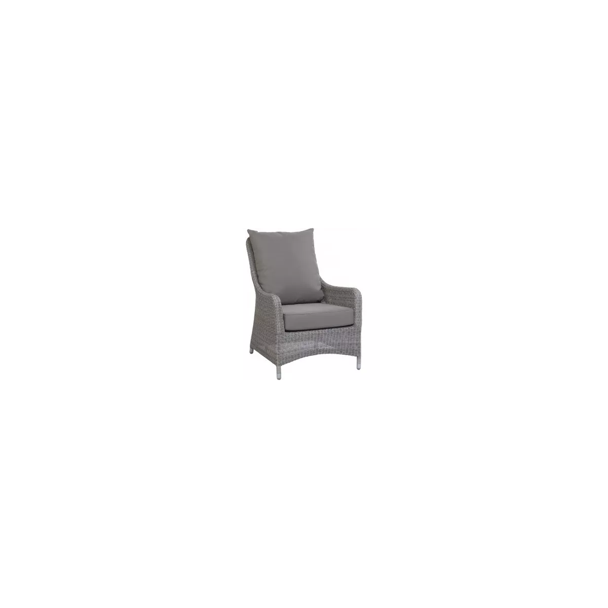 Fauteuil Transat Résine Gris