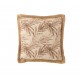 Coussin Feuilles avec Raphia 49x49