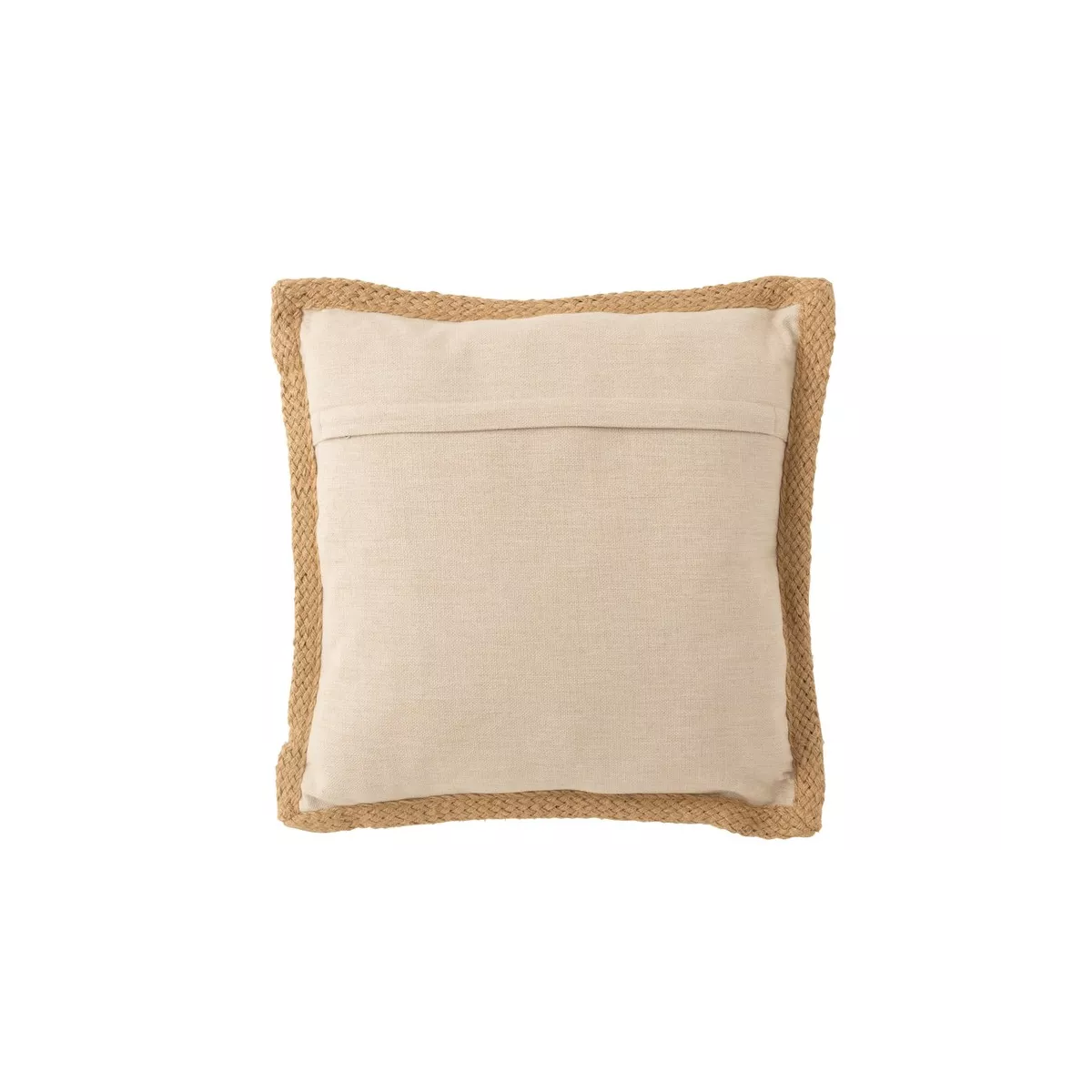 Coussin Feuilles avec Raphia  49x49
