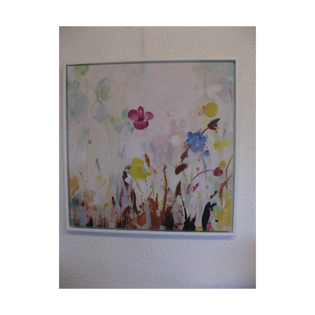 Tableau Fleurs des champs 70x70
