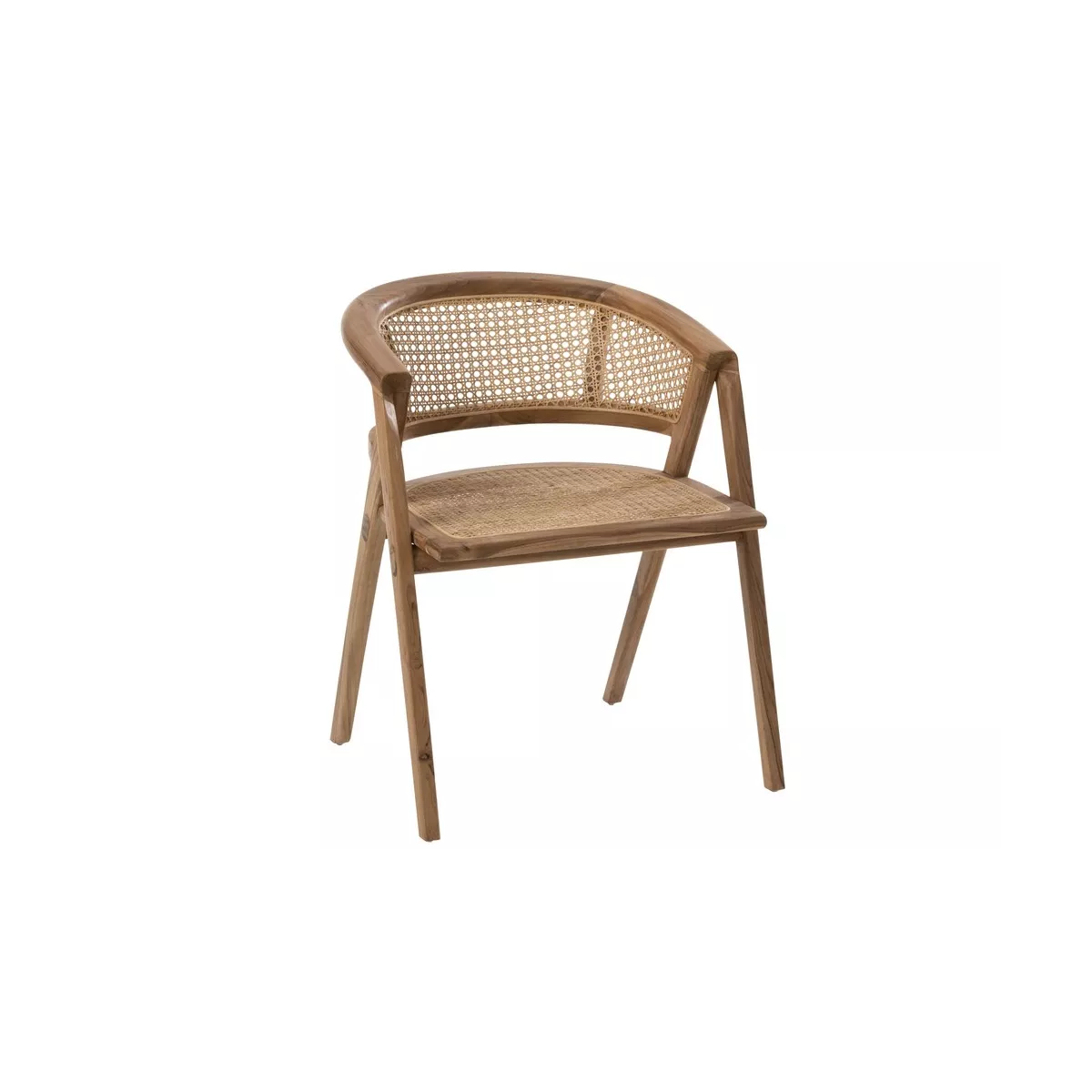 Fauteuil Teck et Cannage
