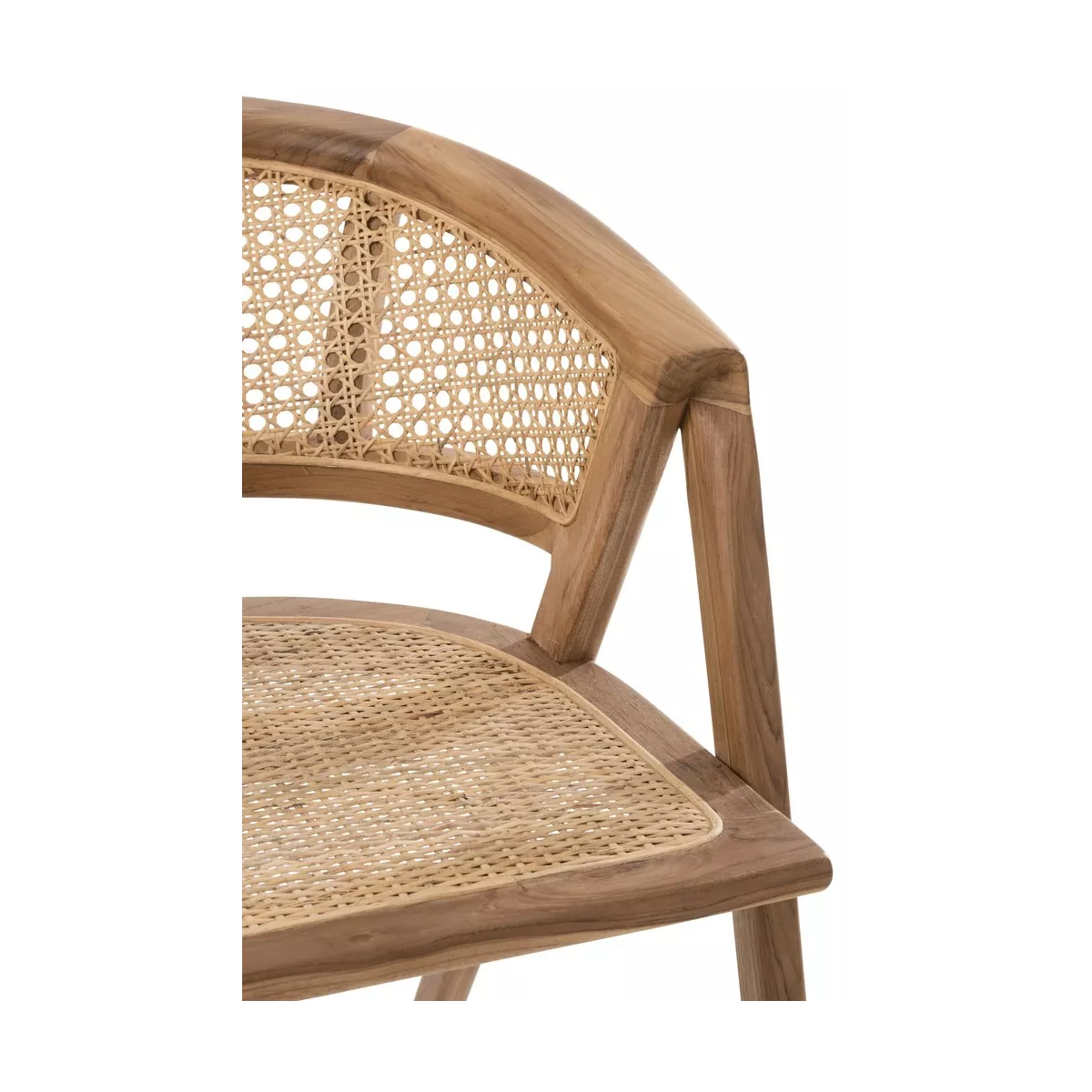 Fauteuil Teck et Cannage