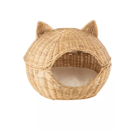 Panier pour Chat en Rotin