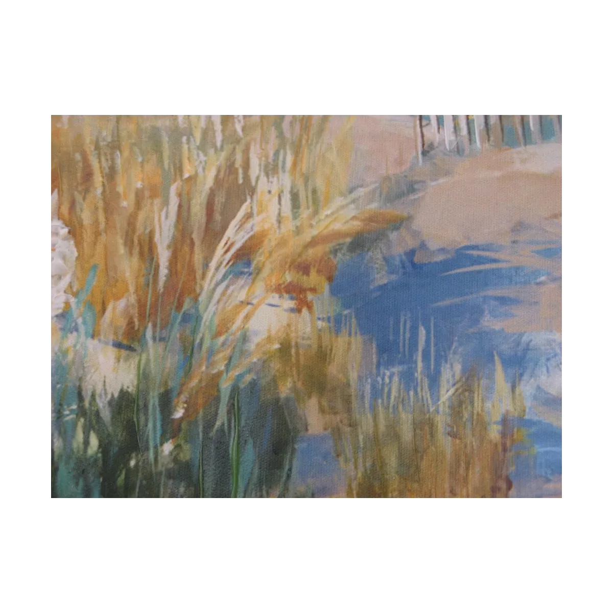 Tableau Dune coucher soleil 100 x 60