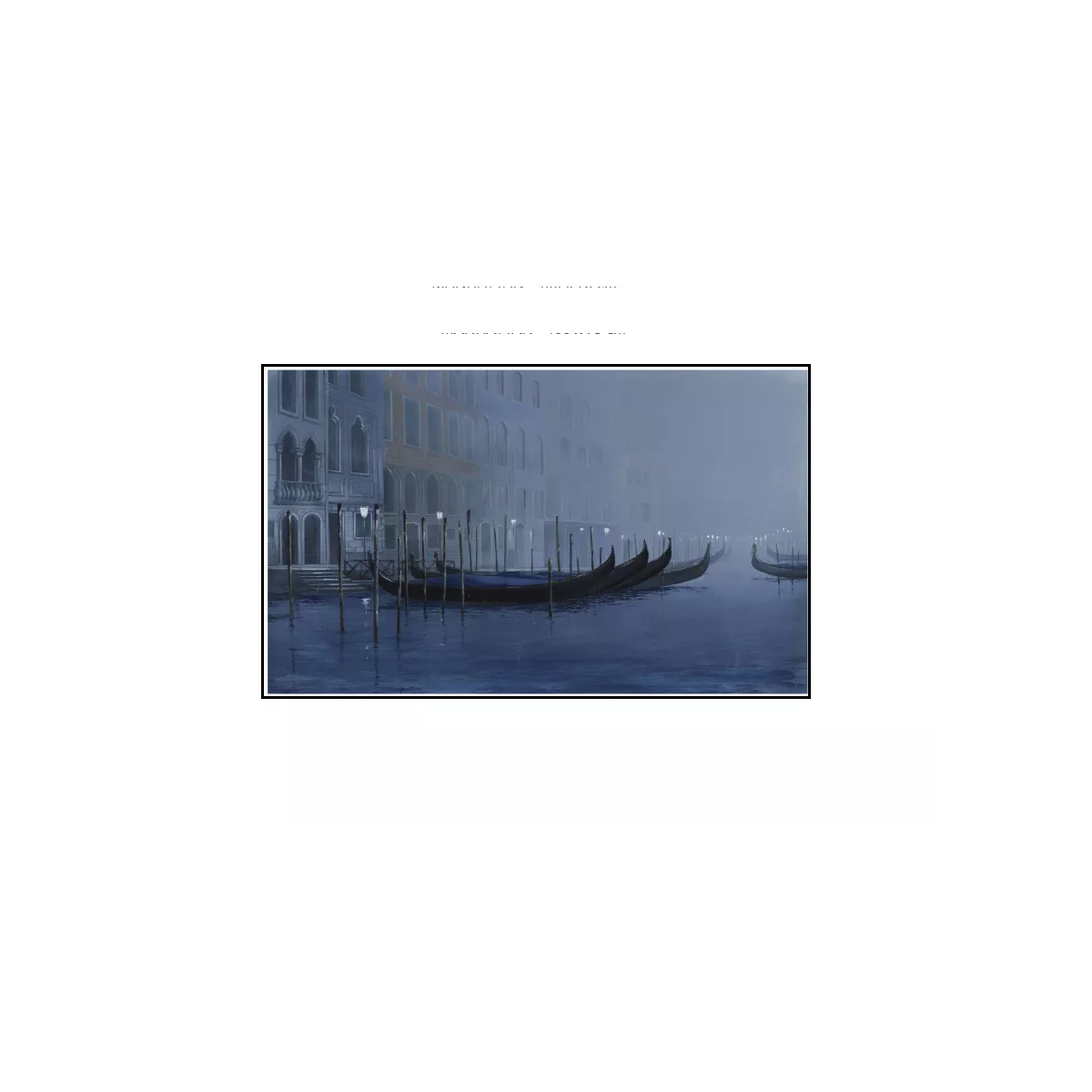 Tableau Venise en Hiver