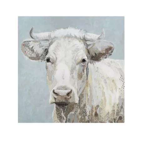 Tableau Vache blanche