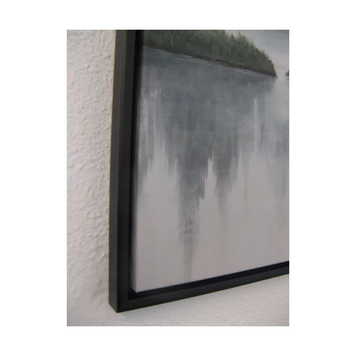 Tableau Lac dans la Brume 80x80