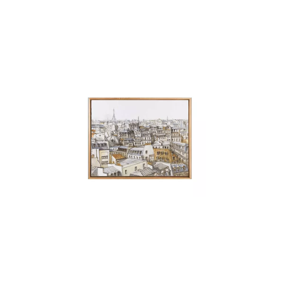 Tableau Toits de Paris II 90x70