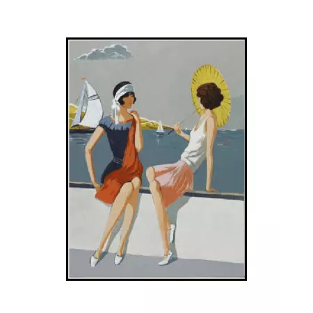 Tableau Femmes sur la plage