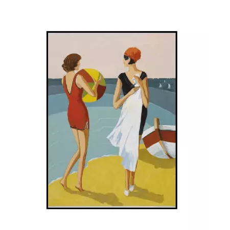 Tableau Femmes sur la plage