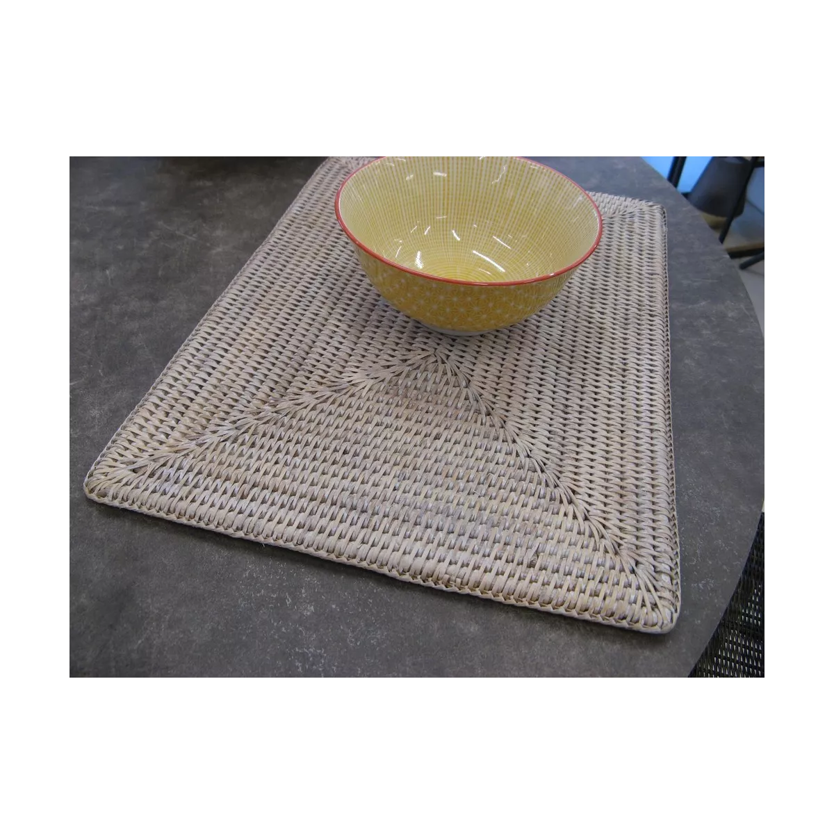 Set de table en rotin Blanchi 40x30