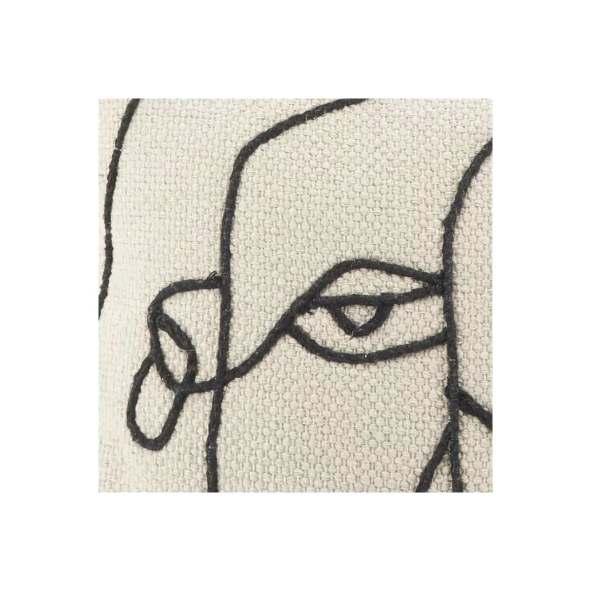 Coussin Visage Coton 50x30