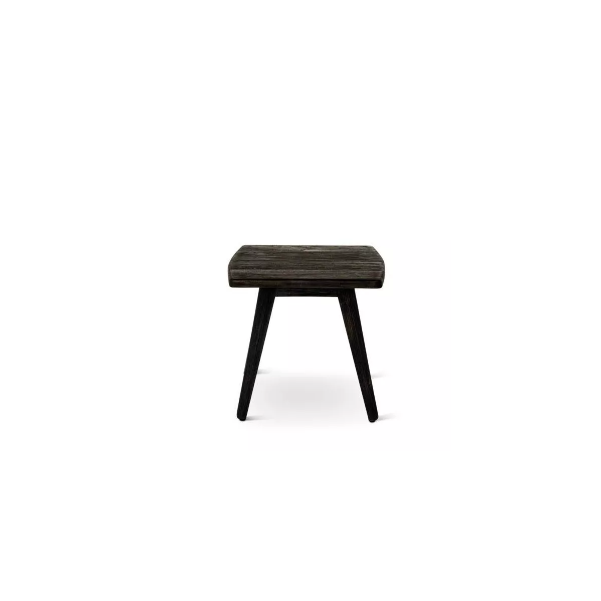 Table basse Teck Outdoor Anais 50x50cm Carré Noir