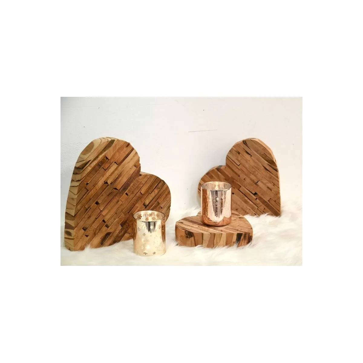 Coeur en bois 30x30