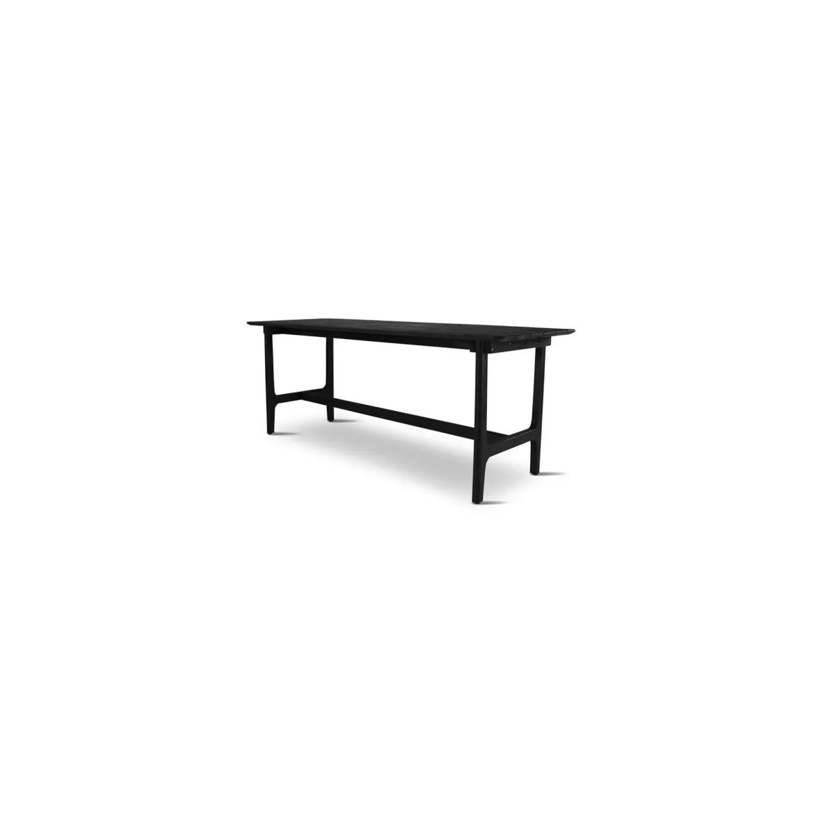 Mange Debout Teck 170x85 cm Outdoor Anais Noir
