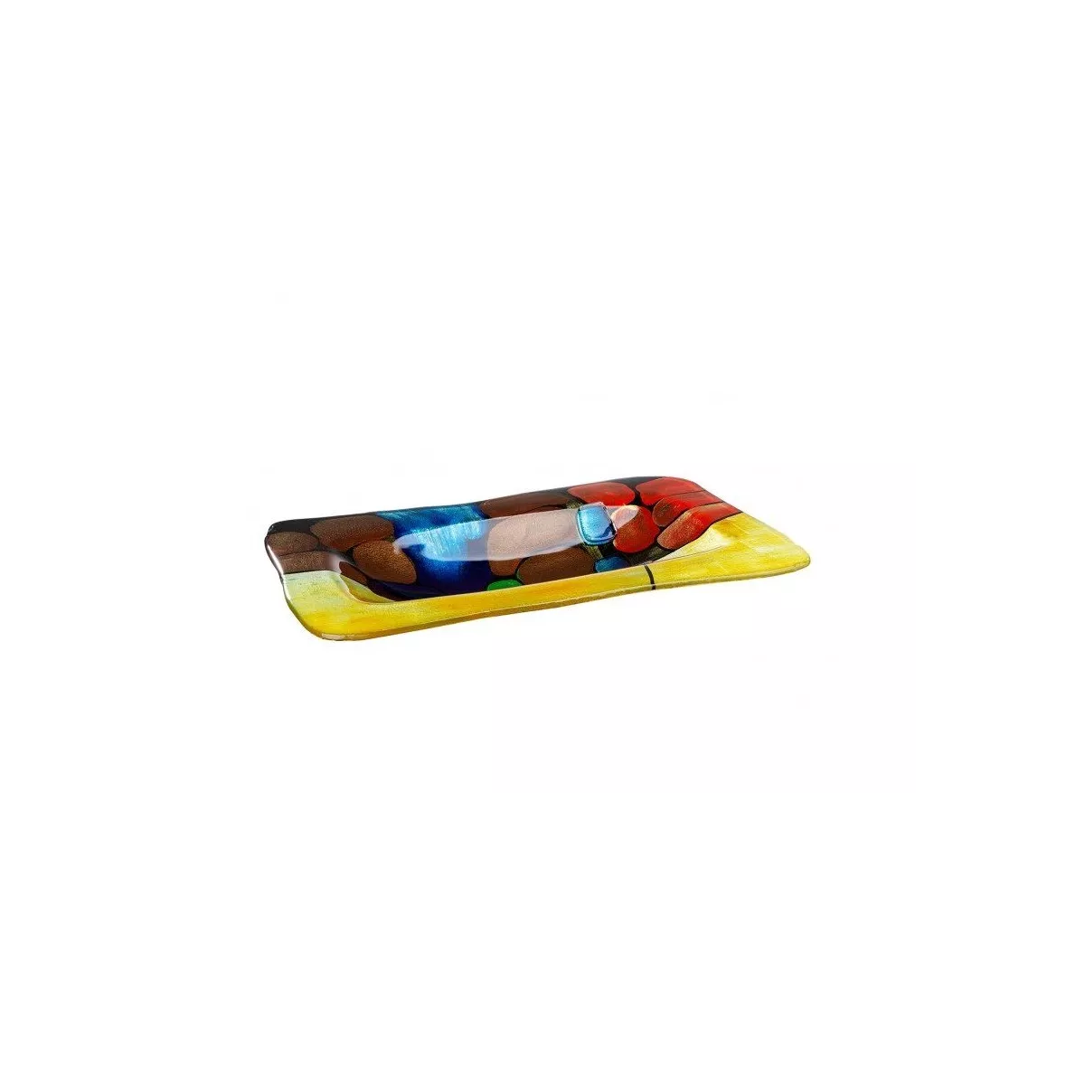 Coupe en verre Vulcano rectangulaire 50x25