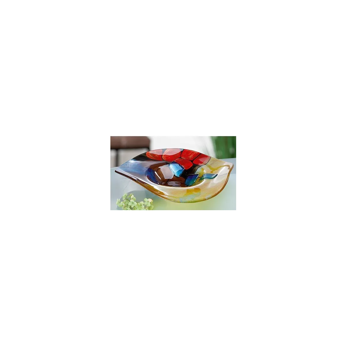 Coupe en verre Vulcano Ronde 50x50