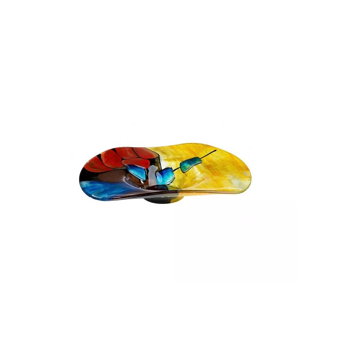 Coupe en verre Vulcano Ronde 50x50
