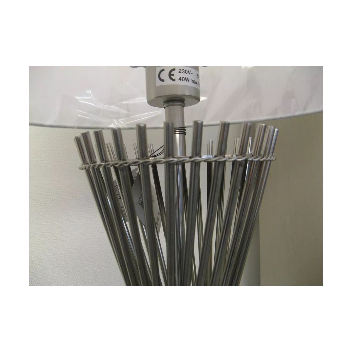 Lampe en métal Spirale H.71cm