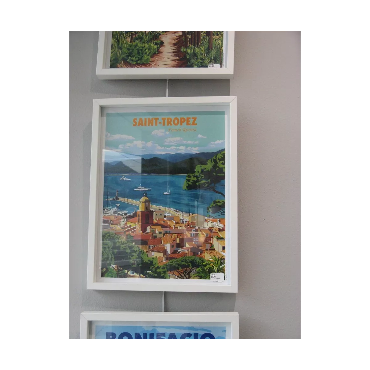 Tableau Poster St Tropez 30x40