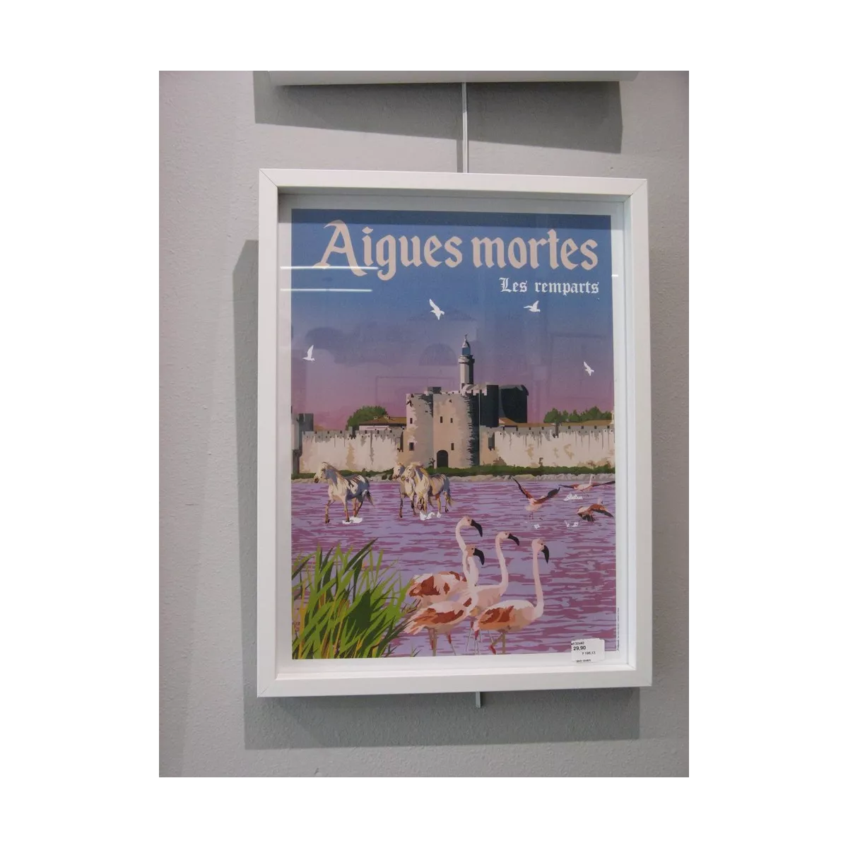 Tableau Poster Aigues Mortes 30x40