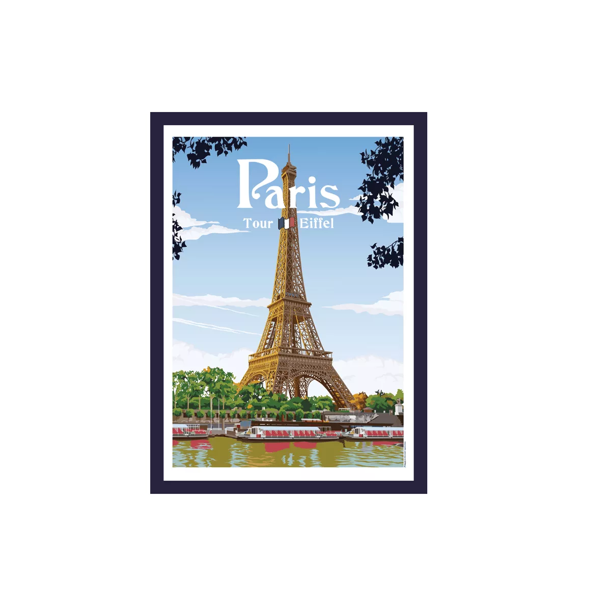 Tableau Poster Paris 30x40