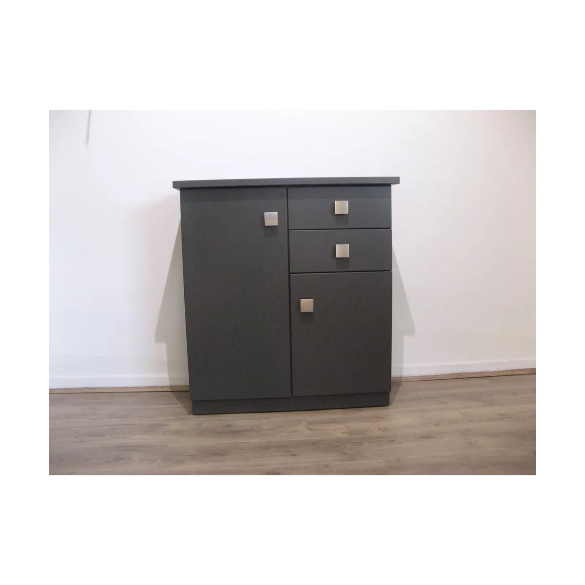 Meuble Naxos 84x37 : 2 Portes et 2 Tiroirs Titan