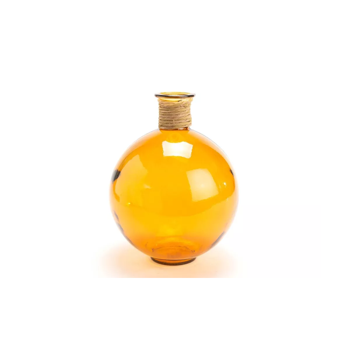 Vase Verre  Ares Ocre H.25