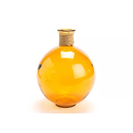 Vase Verre  Ares Ocre H.25