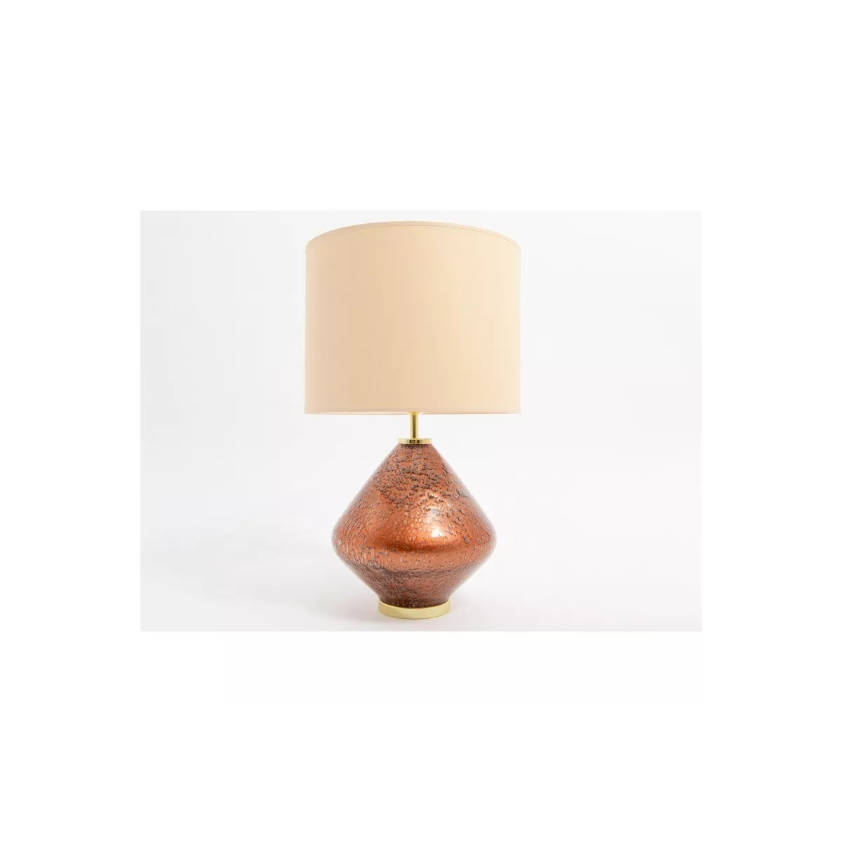 Lampe Allure Verre cuivre 32x53