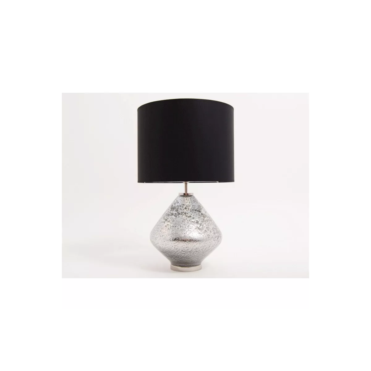 Lampe Allure Verre Argent 32x53