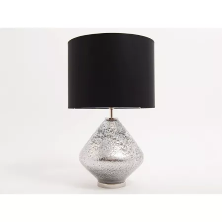 Lampe Allure Verre Argent 32x53