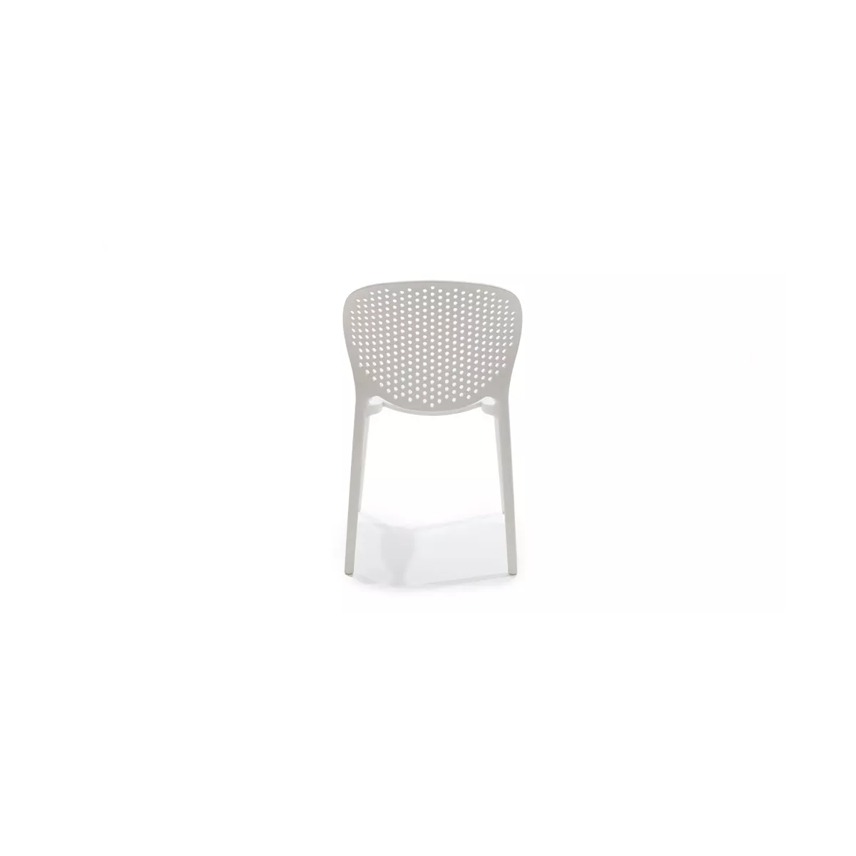 Chaise  Malta en Résine Blanche