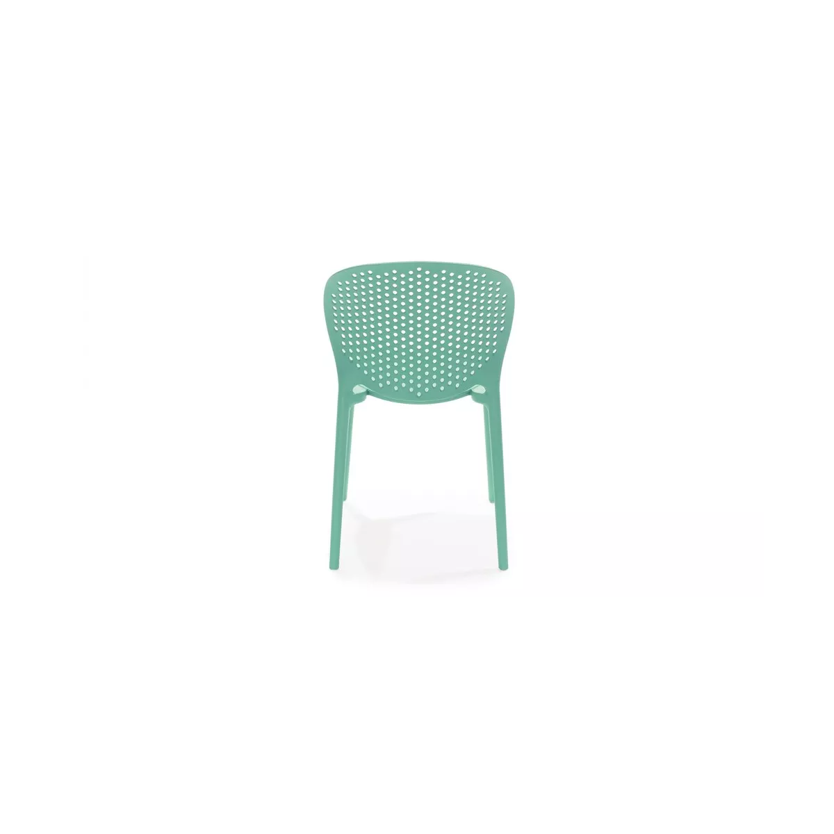 Chaise  Malta en Résine Vert