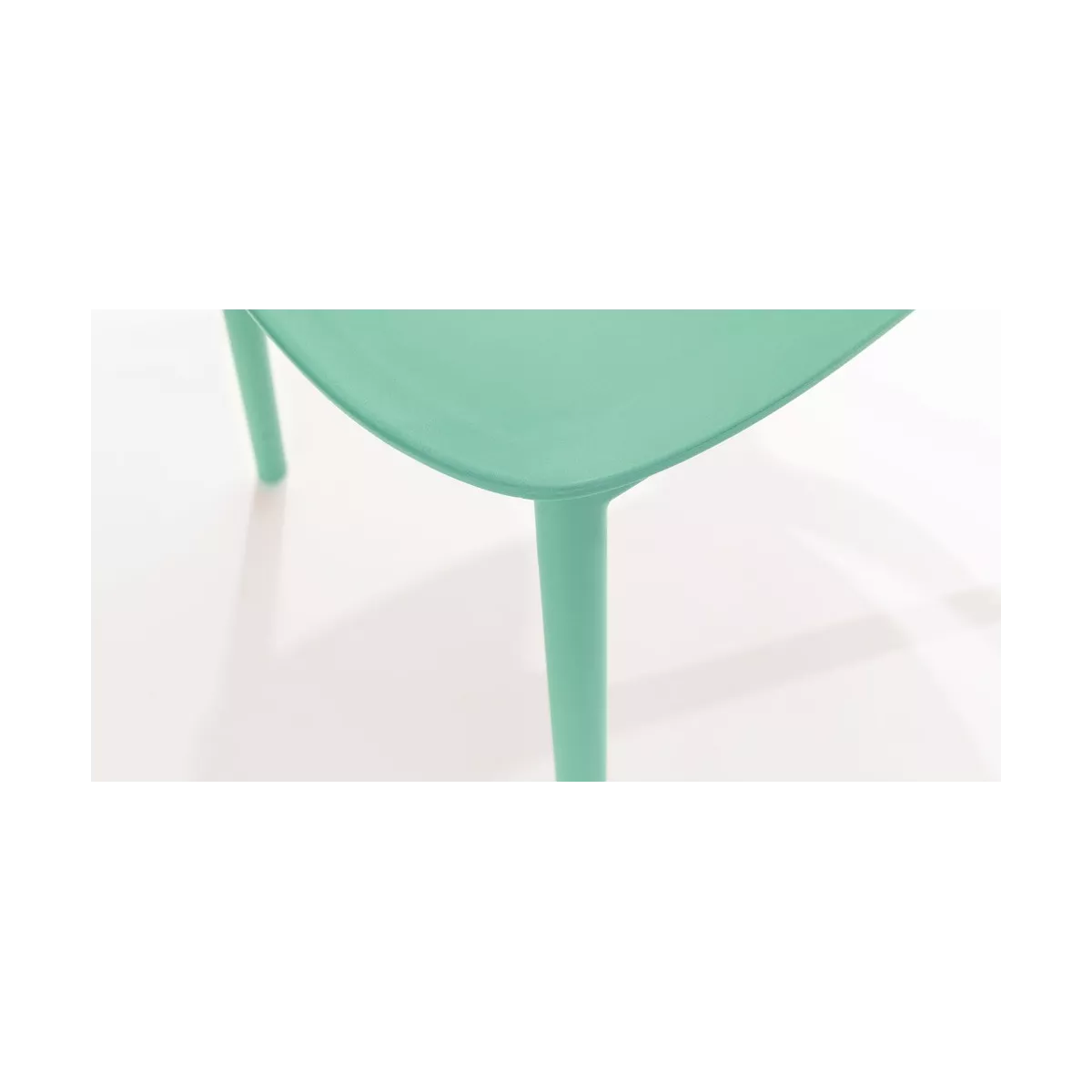 Chaise  Malta en Résine Vert