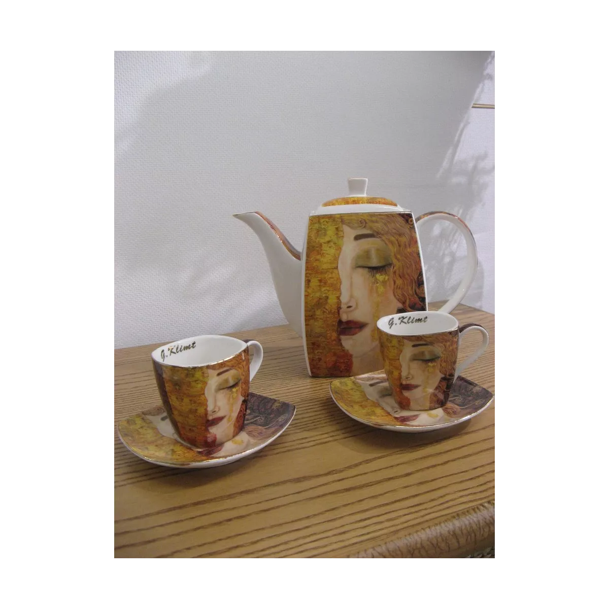 Théière/Cafetière Klimt Larme d'or