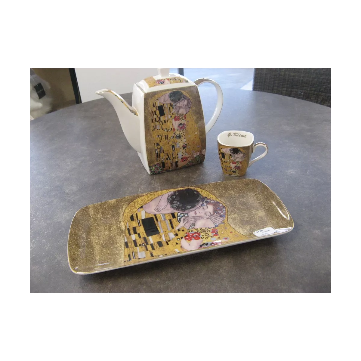 Théière/Cafetière Klimt Le Baiser