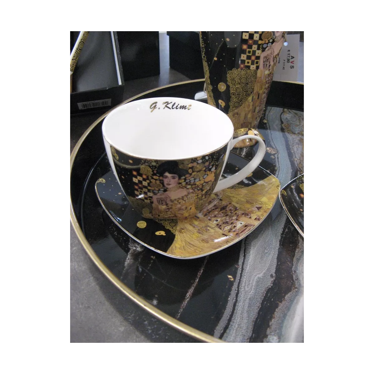 Coffret 2 Tasses et sous tasse Portrait d'Adèle