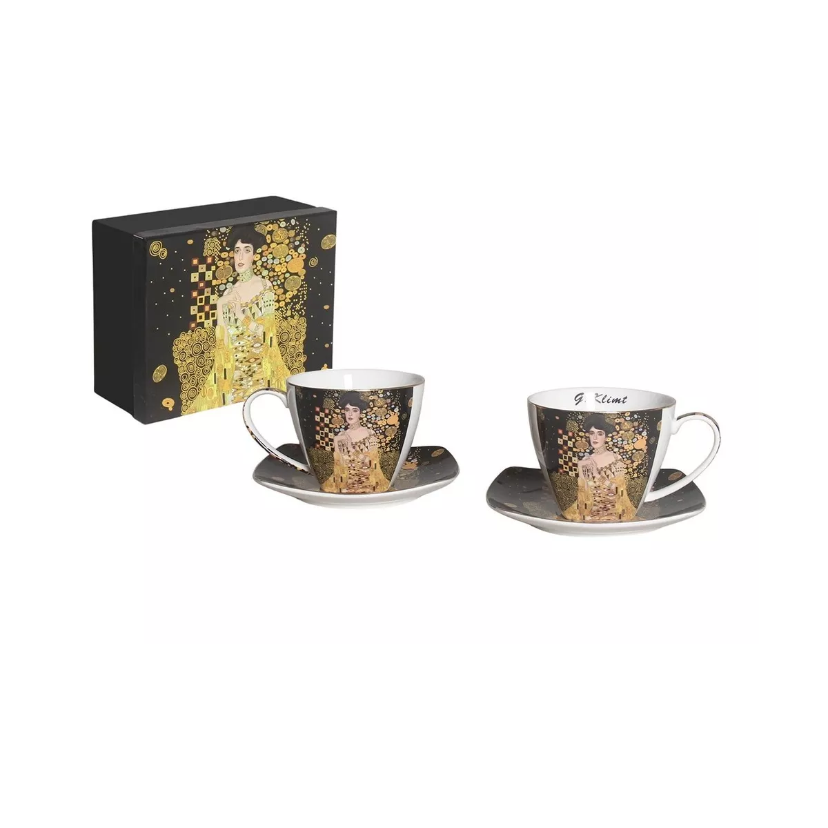 Coffret 2 Tasses et sous tasse Portrait d'Adèle