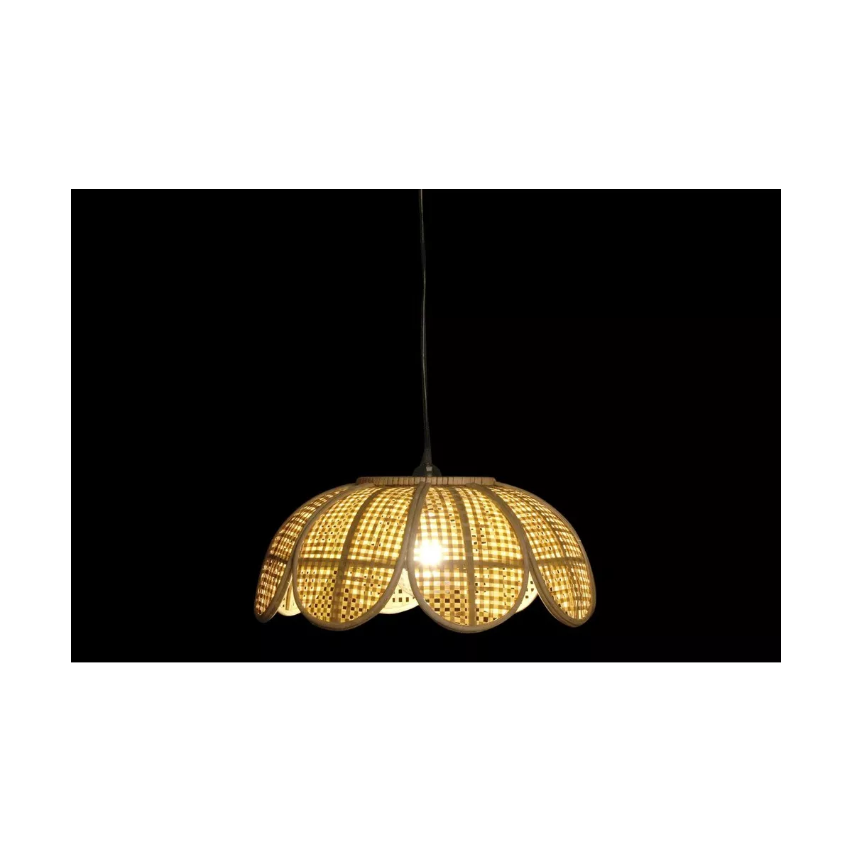 Suspension Rotin Flora