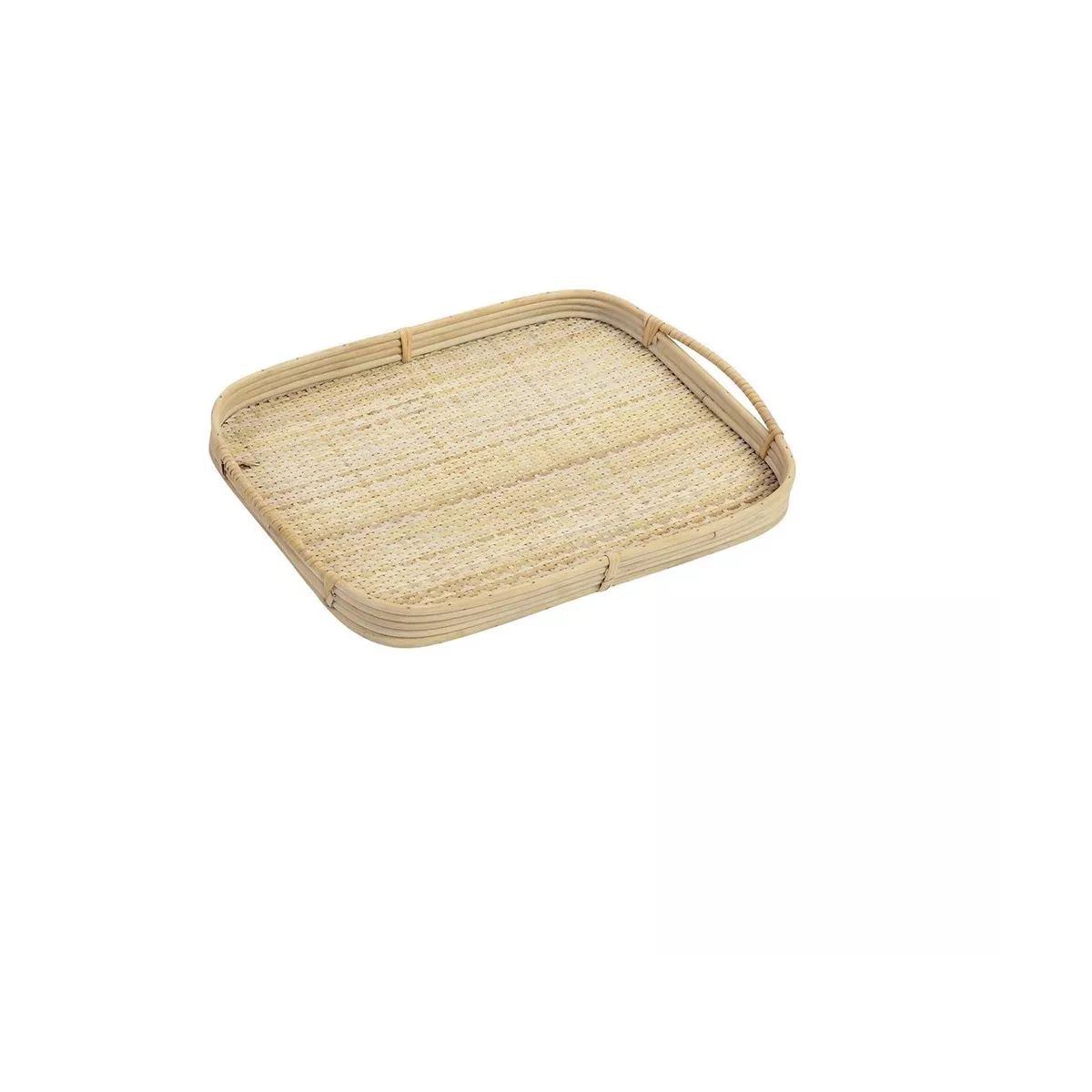 Plateau Léo en Cannage de Rotin 48x31