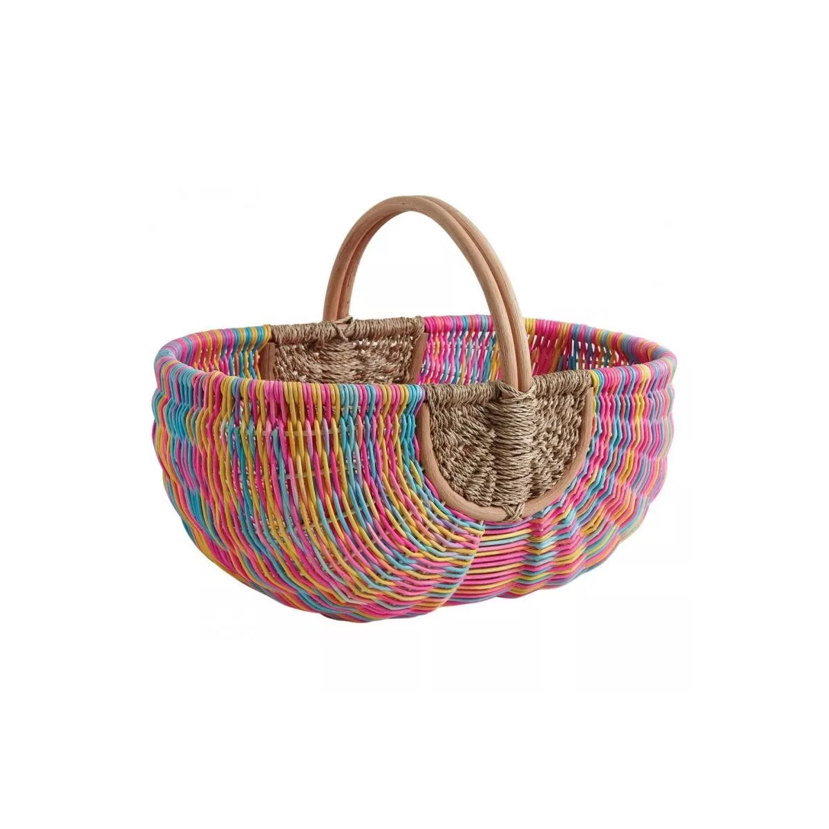 Panier Rose Violet 49x32