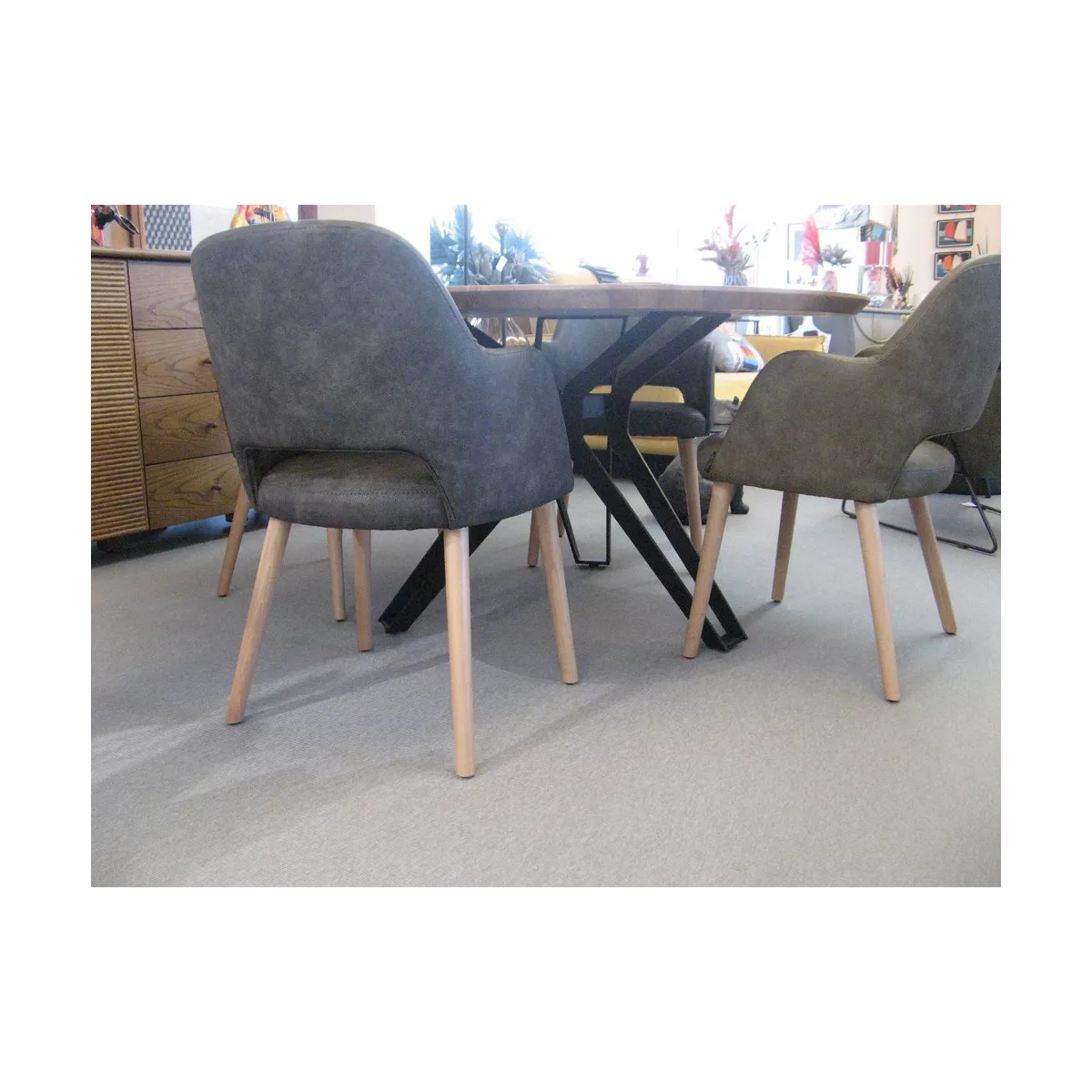 Chaise Eva Bora Anthracite