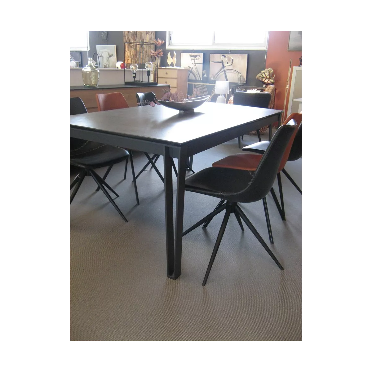 Table Osaka 180cm en Céramique Iron Grey