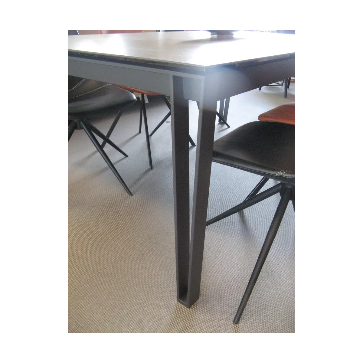 Table Osaka 180cm en Céramique Iron Grey
