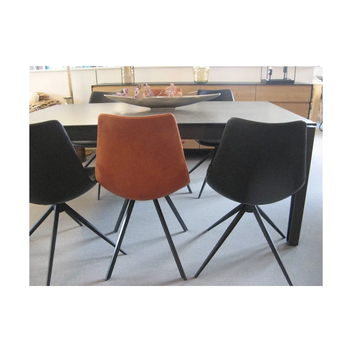 Table Osaka 180cm en Céramique Iron Grey
